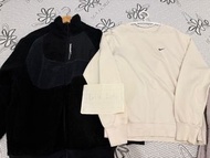 Nike big swoosh reversible jacket + Basketball is my girlfriend XXL