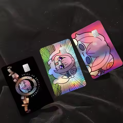 D-Dorothy DORO Cartoon Aesthetic Laser Bank Card Stickers Waterproof Trendy DIY Decals