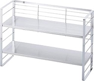 Shimomura Planning 38019 Kitchen Rack, Height Adjustable, Width 22.8 inches (58 cm), Made in Japan, 