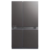 MITSUBISHI ELECTRICตู้เย็น 4 ประตู L4 GRANDE 20.5 คิว Inverter (สี Glass Dark Silver) รุ่น MR-LA65ES-GDS