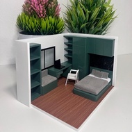 Bedroom Model Scale 1:33