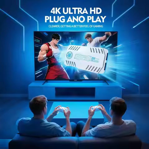 128G X10PRO GameStick 4K HD TV Video Game Console 3D Games 40+Simulators S905 x 3 Retro Games Dual 2