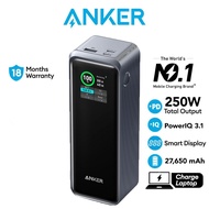 Anker Powercore Prime Power Bank 27,650mAh 3-Port 250W Portable Charger PD 3.1 (99.54Wh) Flight Friendly (Charging Base Not Included) (A1340)