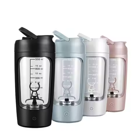 USB 650Ml Electric Protein Shaker Bottle Whey Protein Powder Mixing Bottle Sports Fitness Gym Outdoo