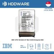 IBM 1.6TB 12G SAS 2.5" MLC G3HS Enterprise SSD // 00FN409 // 00FN410 // 00FN413