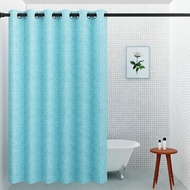 zhaoqinbin Bathing curtain, bathroom curtain, door curtain, partition curtain, thickened shower curtain, perforated free shower curtain rod suitShower Curtains &amp; Accessories