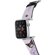 SANRIO-Apple Watch皮革錶帶-波點系列-KUROMI