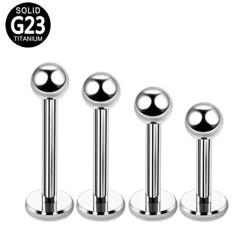 GZN ASTM F-136 Titanium Labret. Body Jewelry