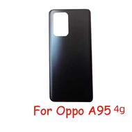 For Oppo A95 4G CHP2365 CPH2365 Back Battery Cover Rear Panel Door Housing Repair Parts