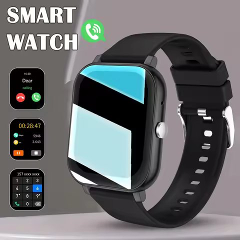 1.83 Inch HD Smartwatch, 1 Count Fashionable Smartwatch with BT Calling & Check Weather, Sports Trac