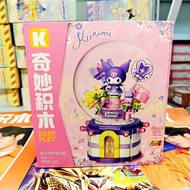 Wonderful KP Hello Kitty Sweet Heart Rotating Music Box Assembly Toy Gift for เด็กผู้หญิงs Plastic B
