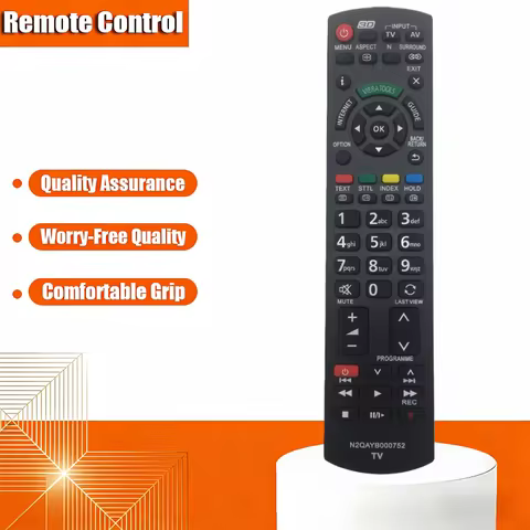 N2QAYB000487 N2QAYB000239 Replacement Remote Control fit for Panasonic TV TX-L42U2E TX-L42U2L TX-L42