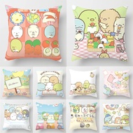 40x40cm/45x45cm/50x50cm Sumikkogurashi Printed Pillow Case  Holiday Pillow Cover Cartoon Cushion Cover