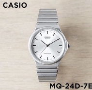 CASIO卡西歐 經典圓形(中性風格)腕錶 復古懷舊風格 MQ-24D-7E