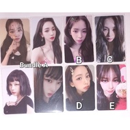 Photocard aespa karina sticker giselle winter