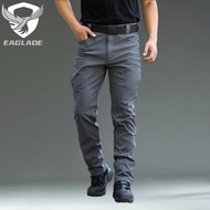 EAGLADE Tactical Cargo Pants Men IX9Stretch In Grey Stretchable Waterproof