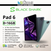 Black Shark Pad 6 4G LTE - 11" FHD+ Eyecare Display | 90Hz Refresh rate | 8+16GB Extended RAM + 256G