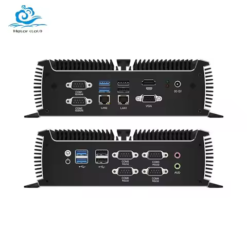 Helorpc Industrial Mini PC with Intel i5-4200U/i5-6300U/i5-1135G7 Support Win10/Linux with 4xUSB3.0 