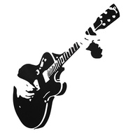 Removable Guitar Guitarist Music DIY Rock Style Decal Home Decor Art Wall Sticker Wallpaper