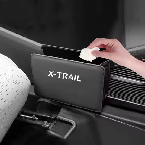 Car Trash Can Collapsible Leak-Proof Storage Bag Backseat with Garbage Bag for Nissan X-Trail X Trai