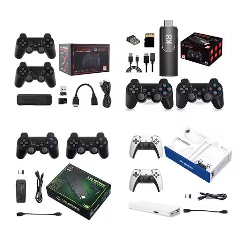 4K Game Stick Video Game Console Built-in 58000 Games Retro Handheld Game Player M15/M8/K8 X2 Plus F
