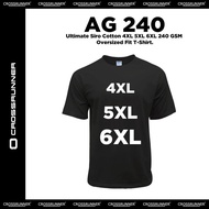 CROSSRUNNER X Arrive Guide Premium Oversized Cotton Big/Plus Size 4XL 5XL 6XL Unisex 240gsm 100% Cot