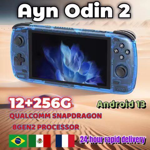 Ayn Odin 2 Pro Retro Handheld Game Console Video Player 6 Inch Touch Screen Android13 12G+256G Wifi