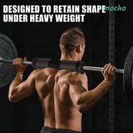 MOCHO Foam Barbell Pad, Arc Design Foam Weight Bar Pad, Neck Support Comfortable Stress Resistance L
