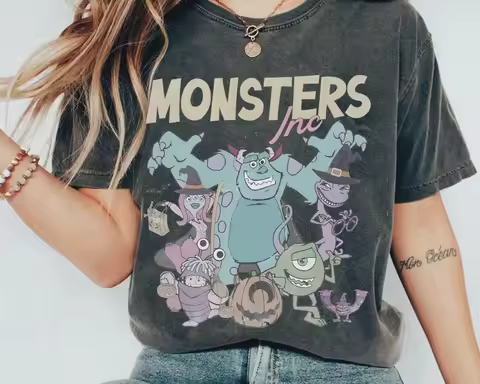 Disney Monster Inc Halloween Shirt Monster Inc Mike Sulley Randall Boo Shirt Monster Halloween Shirt