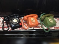 早期按鍵式老電話/早期轉盤式老電話☎️ #復古電話 #老式電話