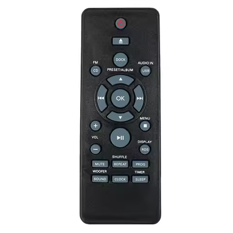 New Remote Control for Philips Micro Music Sound Speaker System Player DCM2068/93 DCM2260/93 DCM3175