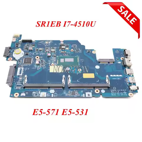 NOKOTION For Acer Z5WAH LA-B161P aspire E5-571 E5-531 Laptop Motherboard NBML811005 NB.ML811.005 SR1