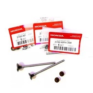 WAVE WAVE125 WAVE125S WAVE125X HONDA VALVE IN EX & VALVE SEAL 1 SET 4 PCS ORIGINAL THAILAND