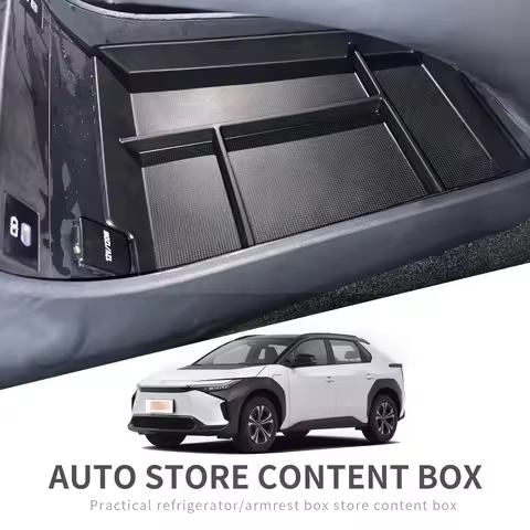 for Toyota Bz4x 2022 2023 Car Center Console Storage Box for Subaru Solterra Interior Accessories Or