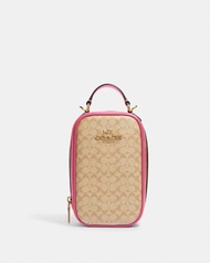 Coach handbag,  bag, 手袋，斜揹袋， crossbody,  phone, 電話袋， 粉紅色，c logo, 新款