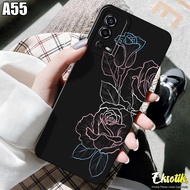 Case Oppo A55 - Eksotik - Casing Oppo A55 - Motif Lucu Aesthetic - Kesing Oppo A55 - Silikon Karet L
