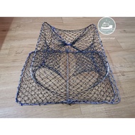 Bento Bubu Ketam Segi Empat/ Rectangle Shape Foldable Cast Dip Cage Crab Trap Net 🦀螃蟹笼 [Ready Stock]