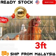 3Ft Galvanized BRC Welded Iron Wire Netting Mesh / Dawai BRC Jaring