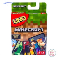 Excellent quality Minecraft style 112-piece UNO card set, convenient for every game.