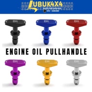 Car Universal Oil Dipstick Pull Handle Engine Oil Pullhandle Aluminum Billet