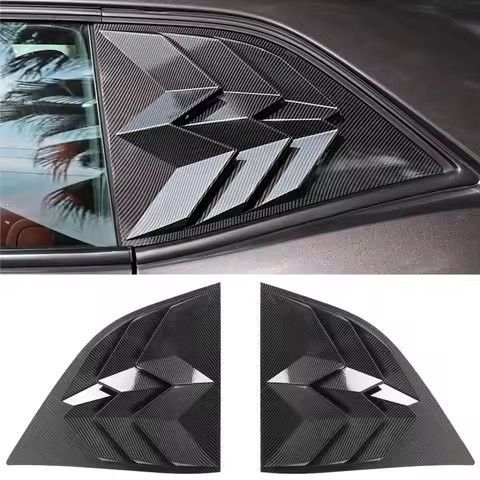 Car Rear Window Louver Shutter Decoration Cover Sunshade Blinder for Dodge Challenger 2010-2020 2021