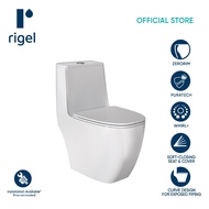 RIGEL Impression Zerorim One-piece Toilet Bowl RL-WO5387S [Bulky]