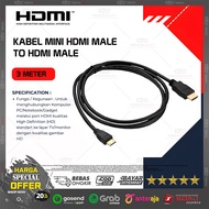 HDMI Mini To HDMI Cable 300CM / 3m 3 Meter High Quality Gold Plated Premium 