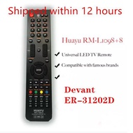 Devant ER-31202D HUAYU RM-L1098 + 8 Universal LED/LCD Remote Control Compatible TV Model 32GL510 32DL543  40CB520