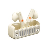 Jeep หูฟังไร้สายขนาดเล็ก EW110หูฟังบลูทูธ5.4หูฟังบลูทูธพร้อมหูฟังอินเอียร์ตะขอโลหะมีไมโครโฟนในตัว IP