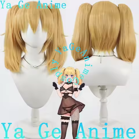 Ya Ge Anime Store Grok Ani Cosplay Wig Anime Games Halloween Carnival Party Synthetic Heat Resistant
