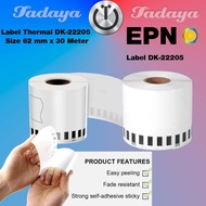 Label Tape Bro DK-22205 22210 22212 22214 Continuous Length Paper DK22205 DK22210 DK22212 DK22214 OE