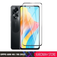 Tempered Glass Oppo A98 4G / Oppo A98 5G 2023 - 9D Black Edge Screen Protector