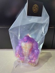 抽選限定，赤目天使，Purple Crystal Beasts Sofubi 哥斯拉 Godzilla King Kong 半透水晶紫 大搪膠公仔