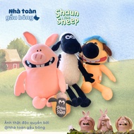 [Available] Bitzer Shaun The Sheep Teddy Bear, Cute Cartoon Teddy Bear, Sheep Teddy Bear Gift, Plush